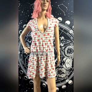 Vintage Hoodie Strawberry Dress